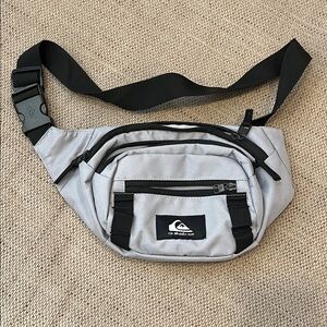 Quiksilver Light Gray Fanny Pack